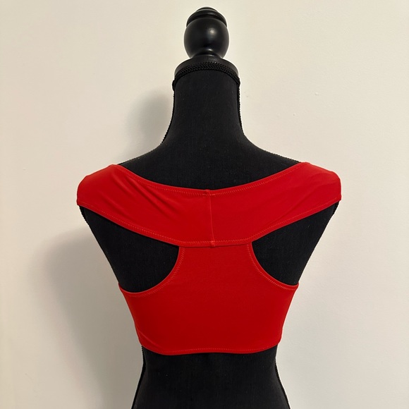 OYE Swimwear Lucette red bikini top size S - Picture 4 of 6